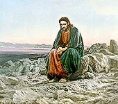 Крамской. Христос в пустыне